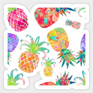 Aloha pineapples pattern Sticker